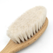 Wooden baby soft mini hair brush